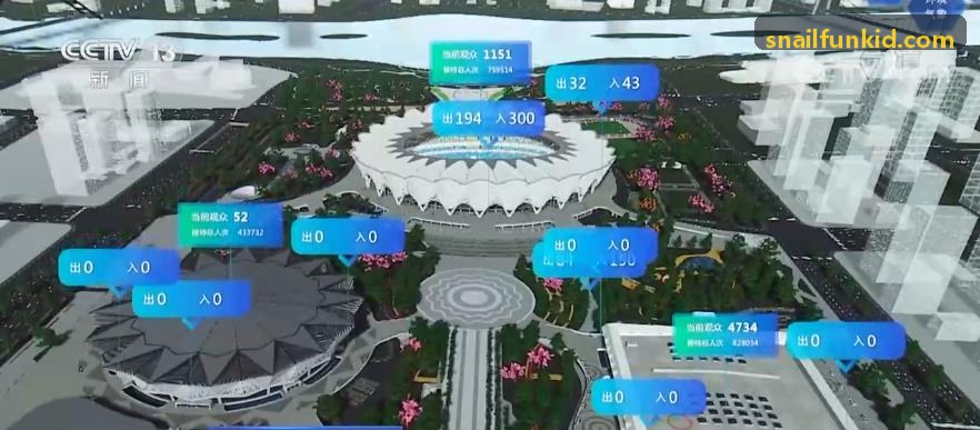 K8入口在政企服务大厅的3D数字人双屏交互终端实景